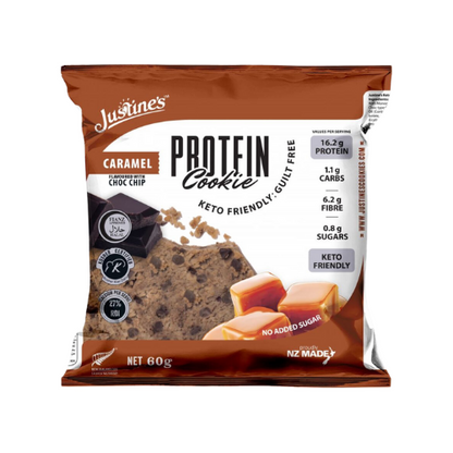 Justine's Caramel Choc Chip Protein Cookie - 60g