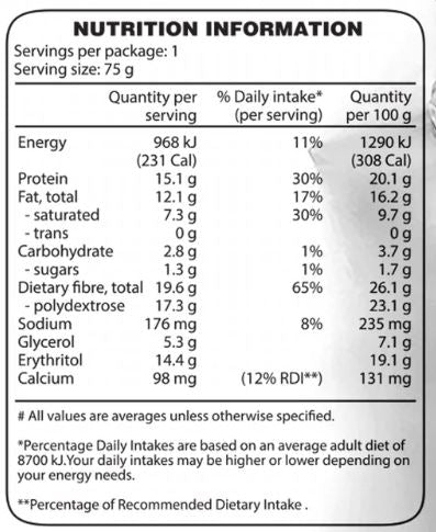 Justine's Double Choc Dream Protein Brownie Cookie -75g