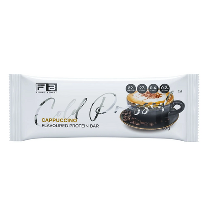 FIBRE BOOST Cold Pressed Protein Bar - Cappuccino 