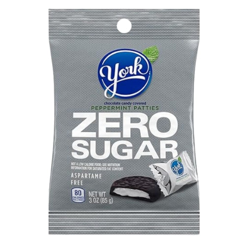 York Zero Sugar Chocolate Peppermint Patties