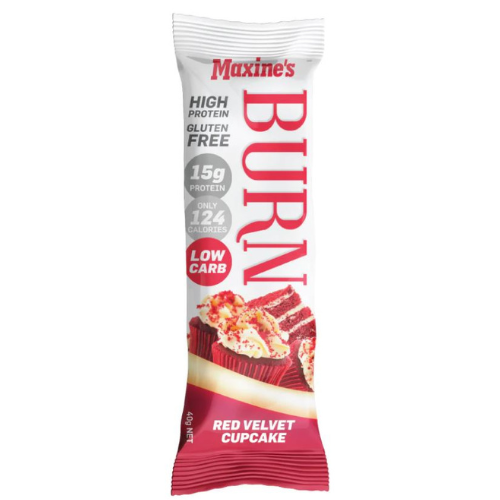 Maxine's Burn Bar Red Velvet Cupcake Protein Bar - 40g