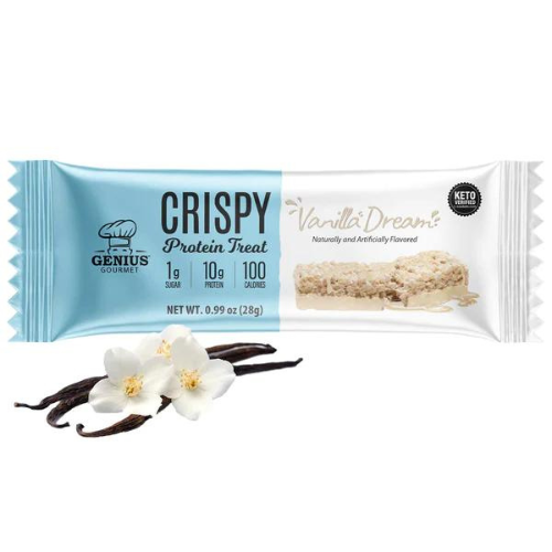 Genius Gourmet Crispy Protein Treat - Vanilla Dream