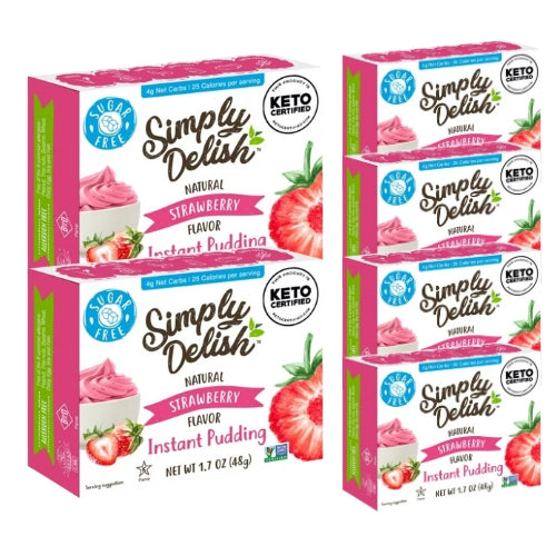 Bulk Instant Pudding & Pie Filling - Strawberry 44gm x 6 (case)