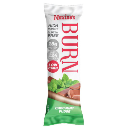 Maxine's Burn Bar Choc Mint Protein Bar - 40g