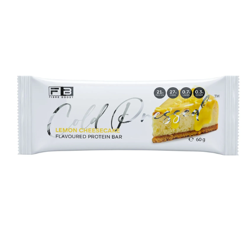 FIBRE BOOST Cold Pressed Protein Bar - Lemon Cheesecake 60g