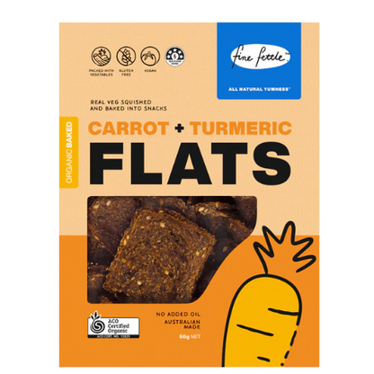 Fine Fettle Carrot + Turmeric Flats - 80g