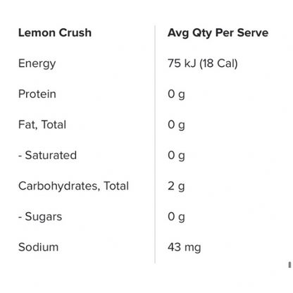 Muscle Nation - Zero Sugar Energy Drink - Lemon Crush 500mL