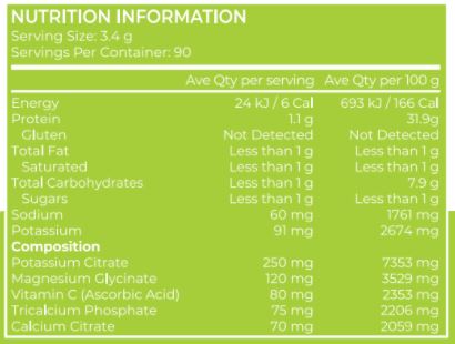 ReVitalise Electrolyte Drink Mix - Lemon Lime Tub 30 serves