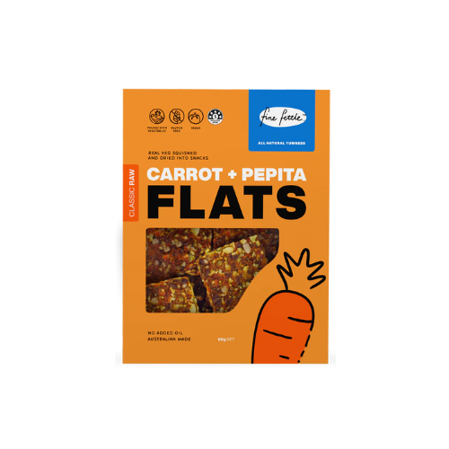 Fine Fettle Carrot + Pepita Flats - 80g