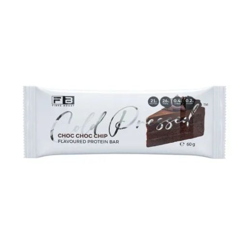 FIBRE BOOST Cold Pressed Protein Bar - Choc Choc Chip Flavour