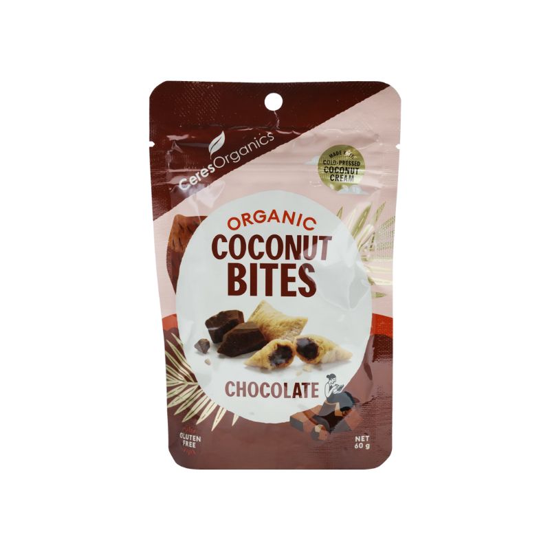 Ceres Organics Organic Coconut Bites Chocolate - 60g