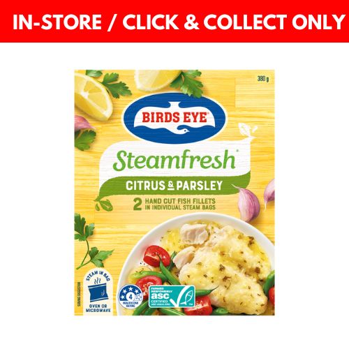 Birds Eye Steamfresh Citrus & Parsley Fish Fillets - 380g