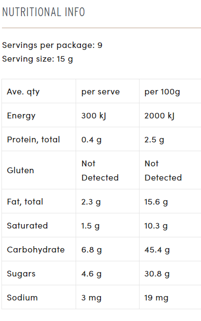 Naturally Good 65% less sugar Crispy Partyz - 125g