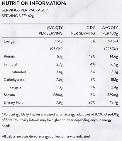 Simson's Pantry Lite Low Carb Super Grains Wrap - 5 warps 225g