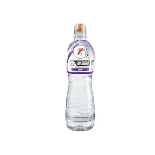 Gatorade G Active No Sugar Electrolytes & Vitamins - Grape flavour - 600ml