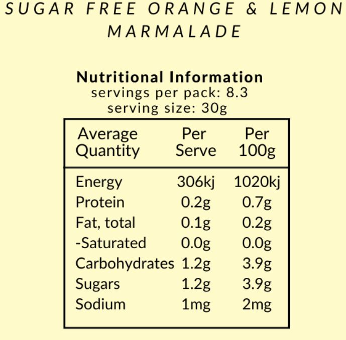 Aunty Mary's Marmalade - Orange and Lemon - 250g