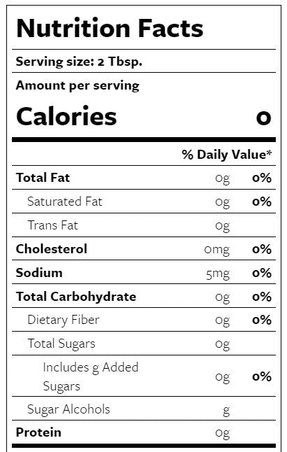 Torani Sugar Free Syrup - Chocolate Chip Cookie Dough - 750mL (glass bottle)