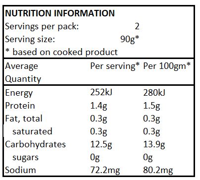 BULK Qetoe Low Carb Rice Style - 80gm x 10