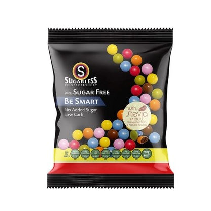 SUGARLESS CONFECTIONERY CO Be Smart Coated Chocolate beans - 80g