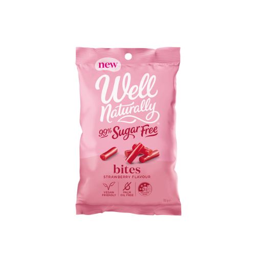 Well Naturally Strawberry Flavour Bites - 110g