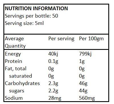 Niulife Coconut Sweet Chilli Sauce - 250ml